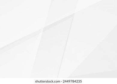 Abstract white and grey on light silver background modern design. Vector illustration eps 10.