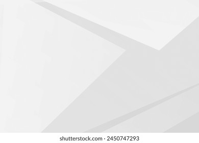 Abstract white and grey on light silver background modern design. Vector illustration eps 10.