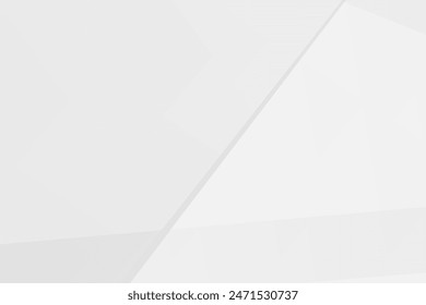 Abstract white and grey on light silver background modern design. Vector illustration eps 10.