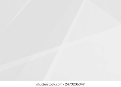Abstract white and grey on light silver background modern design. Vector illustration eps 10.