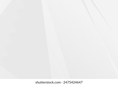 Abstract white and grey on light silver background modern design. Vector illustration eps 10.