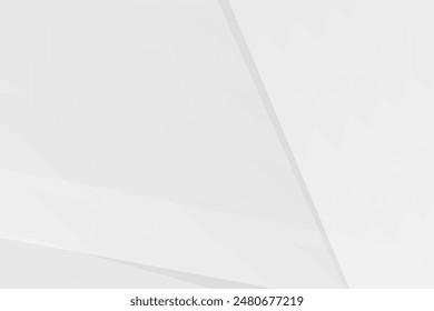 Abstract white and grey on light silver background modern design. Vector illustration eps 10.