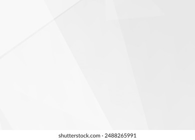 Abstract white and grey on light silver background modern design. Vector illustration eps 10.