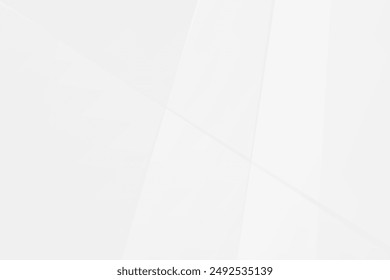 Abstract white and grey on light silver background modern design. Vector illustration eps 10.