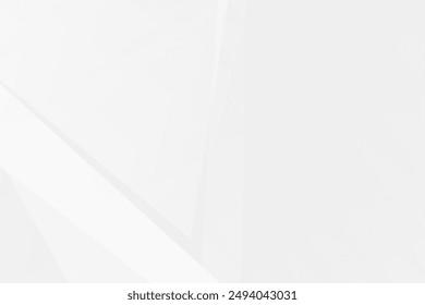 Abstract white and grey on light silver background modern design. Vector illustration eps 10.