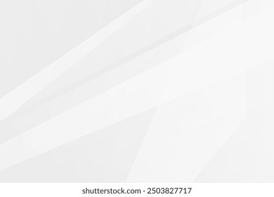 Abstract white and grey on light silver background modern design. Vector illustration eps 10.