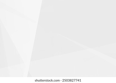 Abstract white and grey on light silver background modern design. Vector illustration eps 10.