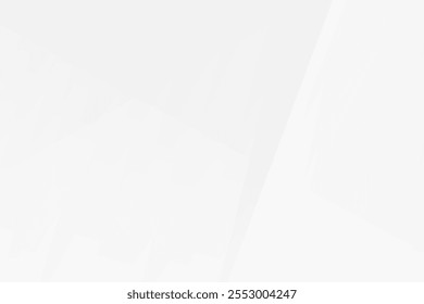 Abstract white and grey on light silver background modern design. Vector illustration eps 10.