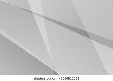 Abstract white and grey on light silver background modern design. Vector illustration eps 10.