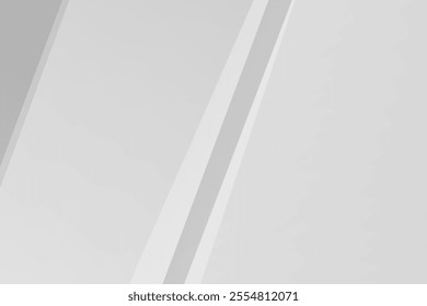 Abstract white and grey on light silver background modern design. Vector illustration eps 10.