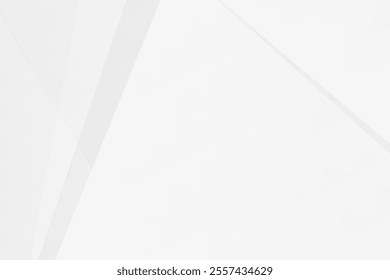 Abstract white and grey on light silver background modern design. Vector illustration eps 10.