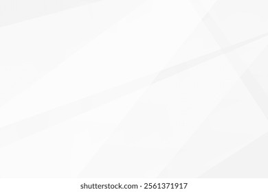 Abstract white and grey on light silver background modern design. Vector illustration eps 10.