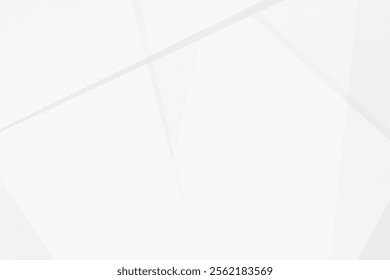 Abstract white and grey on light silver background modern design. Vector illustration eps 10.