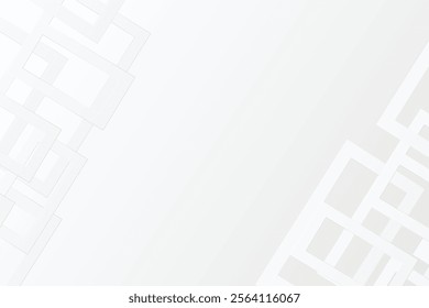 Abstract white and grey on light silver background modern design. Vector illustration eps 10.
