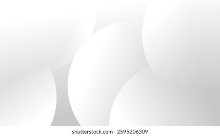 Abstract white and grey on light silver background with dynamic shapes modern design. Vector illustration EPS 10.