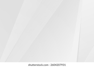 Abstract white and grey on light silver background modern design. Vector illustration EPS 10.