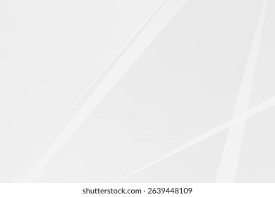 Abstract white and grey on light silver background modern design. Vector illustration EPS 10.