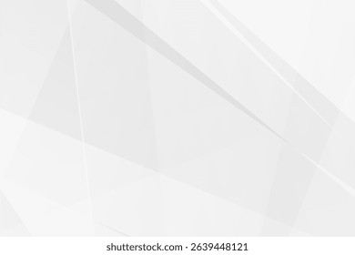 Abstract white and grey on light silver background modern design. Vector illustration EPS 10.