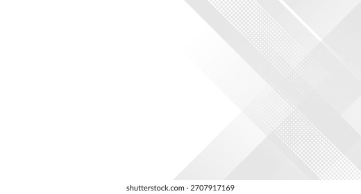 Abstractas blanco y gris sobre fondo plateado claro diseño moderno. Ilustración vectorial para el fondo de la presentación del negocio