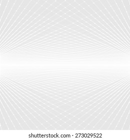 Abstract white and grey perspective futuristic background