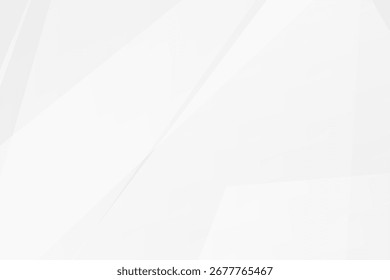 Abstractas fondo de polígono blanco y gris con Formas geométricas limpias, Vector EPS 10.