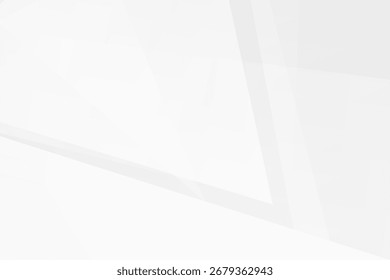 Abstractas fondo de polígono blanco y gris con Formas geométricas limpias, Vector EPS 10.