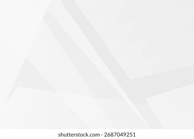 Abstractas fondo de polígono blanco y gris con Formas geométricas limpias, Vector EPS 10.