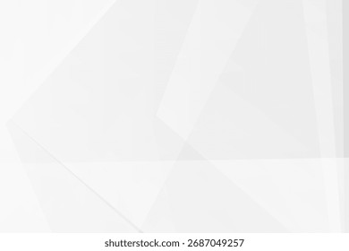 Abstractas fondo de polígono blanco y gris con Formas geométricas limpias, Vector EPS 10.