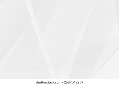 Abstractas fondo de polígono blanco y gris con Formas geométricas limpias, Vector EPS 10.