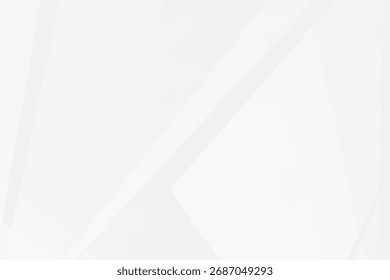 Fundo polígono branco e cinza abstrato com formas geométricas limpas, vetor EPS 10.