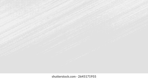 Textura de arranhão branco e cinza abstrato. Moderna arte pop com meio-tom pontilhado