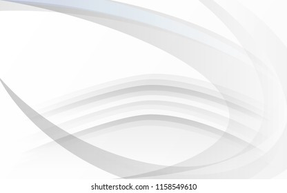 Abstract of white & grey shade with circle design, vector illustration