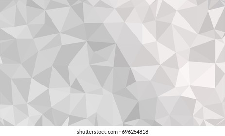 Abstract white and grey triangle background, vector illustration