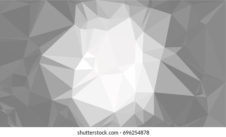 Abstract white and grey triangle background, vector illustration