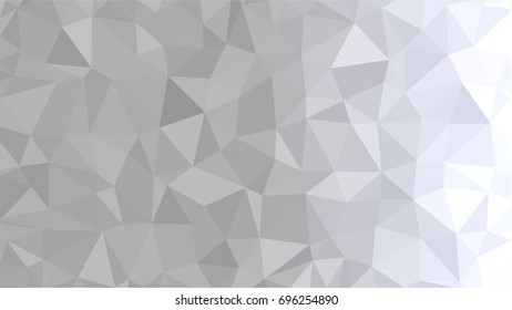 Abstract white and grey triangle background, vector illustration