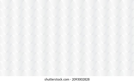 Abstract white and grey triangle pattern background with smooth gradient radial blur. Modern luxury template wallpaper.