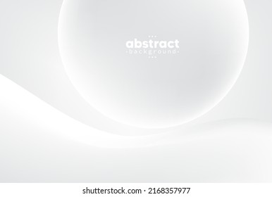 Abstract white and grey vector background or wallpaper. light grey banner website template. vector eps.
