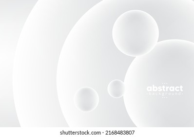 Abstract white and grey vector background or wallpaper. light grey banner website template. vector eps.
