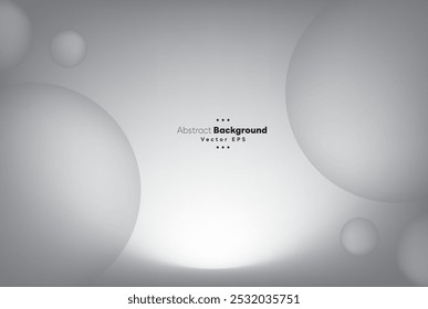 Abstract white and grey vector background or wallpaper. light grey banner website template. Design for Banner presentation Website Landing. vector eps.
