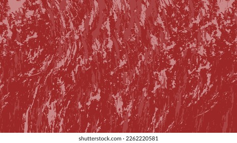 Abstract White Grunge Texture In Red Background