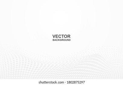 Abstract. White halftone dot background. light and shadow . Vector.