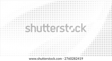 Abstract White Halftone Dot Background with Soft Gradient