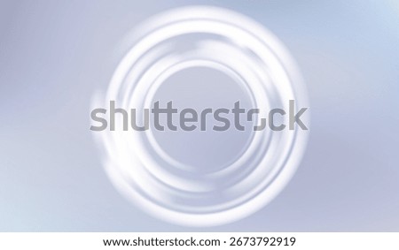 Abstract White Halo Effect. Circular Glow Light Effect. Round White Vector Neon Shine
