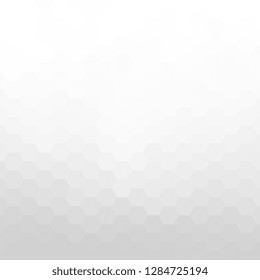 Abstract white hexagon background