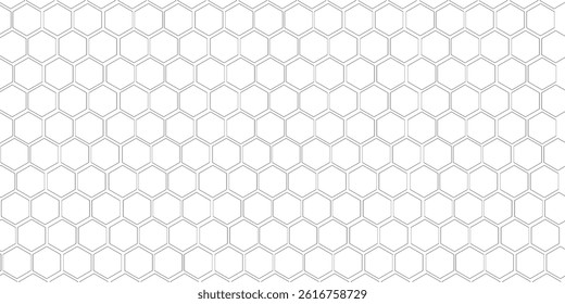 abstract white hexagon background design a white honeycomb grid pattern. . geometric background .