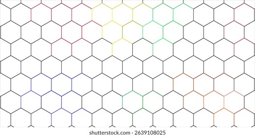 abstract white hexagon background design a white honeycomb grid pattern. . geometric background .