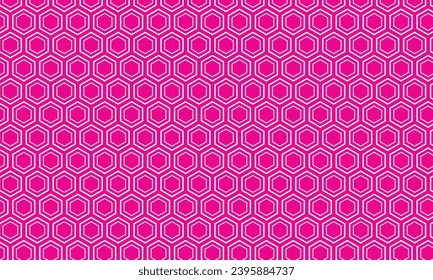 arte de patrón de abeja blanco abstracto con fondo rosado.