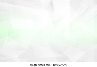 Abstract white interior highlights future. gray background, Lowpoly Background with copy-space. White paper modern polygon background, vector illustration