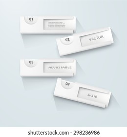 Abstract White & Isolated Objects