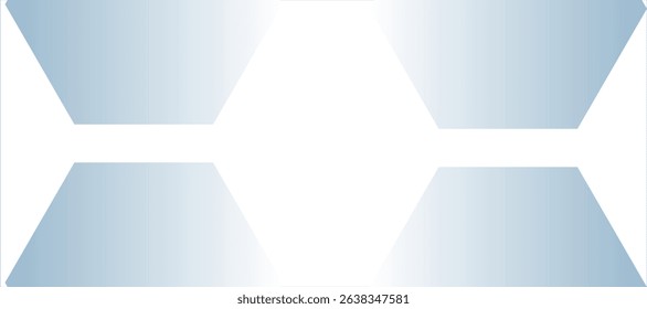 Abstract White and Light Blue Hexagonal Background. Minimal geometric design. Futuristic concept. Suit for cover, poster, banner, brochure, header, presentation, web, flyer